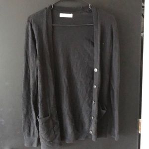 Abercrombie kids black cardigan